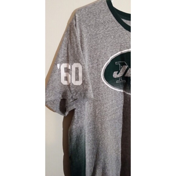 New York Jets Grey/Green T-Shirt Official NFL Team Apparel Men's XL, EUC Nice! - Picture 5 of 8